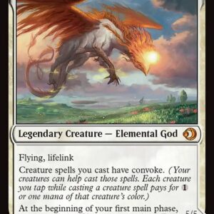 Lorwyn Eclipsed - 13 - Eirdu, Carrier of Dawn // Isilu, Carrier of Twilight - Mythic - C - Non-foil (Front)