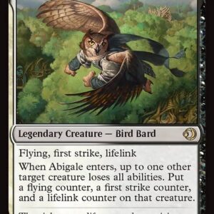 Lorwyn Eclipsed - 204 - Abigale, Eloquent First-Year - Rare - WB - Non-foil (Front)