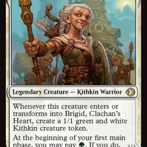 Lorwyn Eclipsed - 7 - Brigid, Clachan's Heart // Brigid, Doun's Mind - Rare - C - Non-foil (Front)