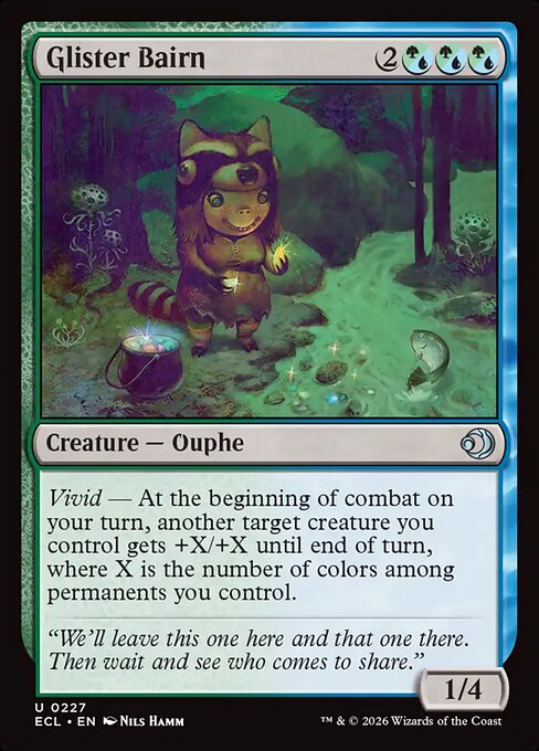 Lorwyn Eclipsed - 227 - Glister Bairn - Uncommon - UG - Non-foil (Front)