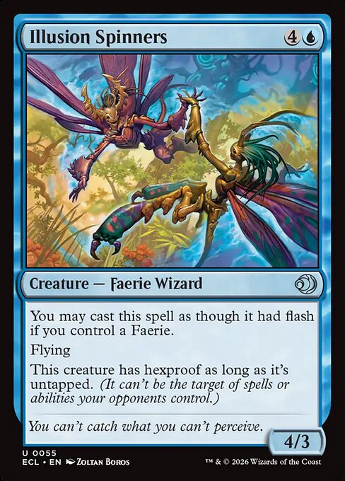 Lorwyn Eclipsed - 55 - Illusion Spinners - Uncommon - U - Non-foil (Front)