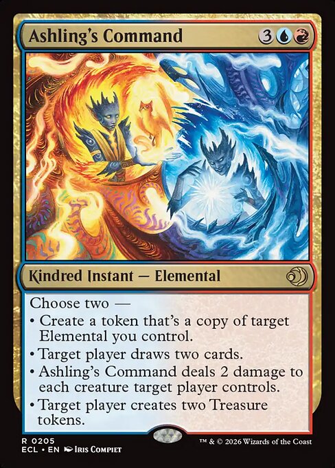 Lorwyn Eclipsed - 205 - Ashling's Command - Rare - UR - Non-foil (Front)