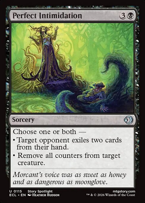 Lorwyn Eclipsed - 115 - Perfect Intimidation - Uncommon - B - Non-foil (Front)