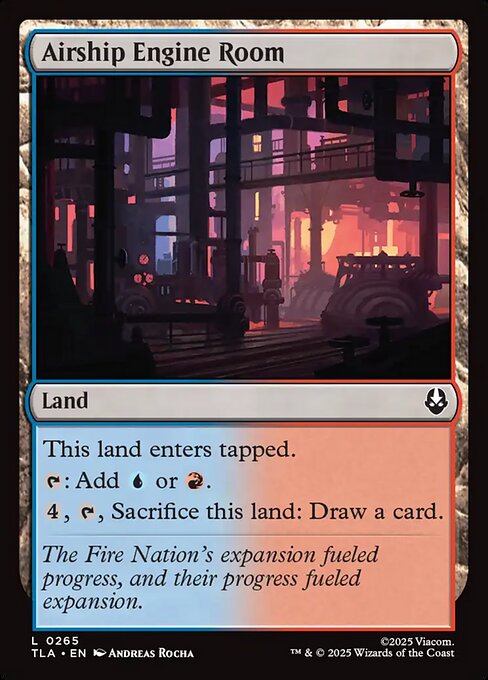 Avatar: The Last Airbender - 265 - Airship Engine Room - Common - C - Non-foil (Front)