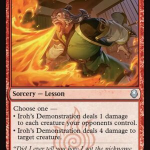 Avatar: The Last Airbender - 141 - Iroh's Demonstration - Uncommon - R - Non-foil (Front)