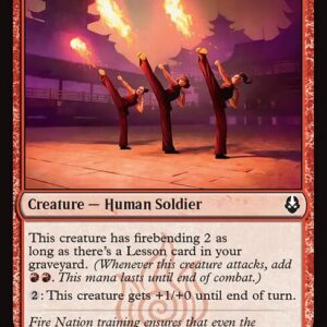 Avatar: The Last Airbender - 134 - Fire Nation Cadets - Common - R - Non-foil (Front)