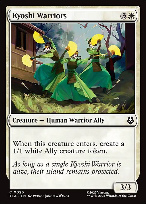 Avatar: The Last Airbender - 26 - Kyoshi Warriors - Common - W - Non-foil (Front)