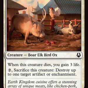 Avatar: The Last Airbender - 14 - Curious Farm Animals - Common - W - Non-foil (Front)