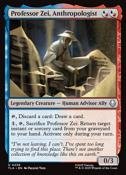 Avatar: The Last Airbender - 238 - Professor Zei, Anthropologist - Uncommon - UR - Non-foil (Front)