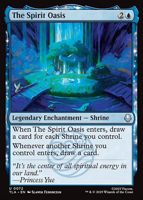 Avatar: The Last Airbender - 72 - The Spirit Oasis - Uncommon - U - Non-foil (Front)