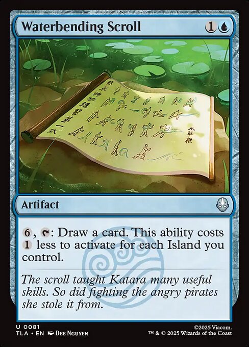 Avatar: The Last Airbender - 81 - Waterbending Scroll - Uncommon - U - Non-foil (Front)
