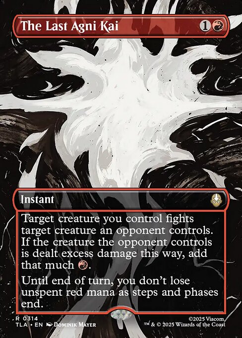 Avatar: The Last Airbender - 314 - The Last Agni Kai - Rare - R - Non-foil (Front)