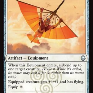Avatar: The Last Airbender - 22 - Glider Staff - Uncommon - W - Non-foil (Front)