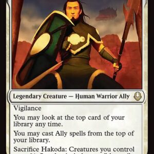 Avatar: The Last Airbender - 23 - Hakoda, Selfless Commander - Rare - W - Non-foil (Front)