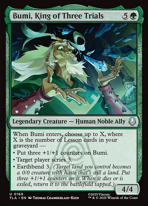 Avatar: The Last Airbender - 169 - Bumi, King of Three Trials - Uncommon - G - Non-foil (Front)