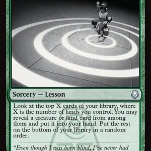 Avatar: The Last Airbender - 195 - Seismic Sense - Uncommon - G - Non-foil (Front)