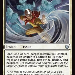 Avatar: The Last Airbender - 18 - Enter the Avatar State - Uncommon - W - Non-foil (Front)