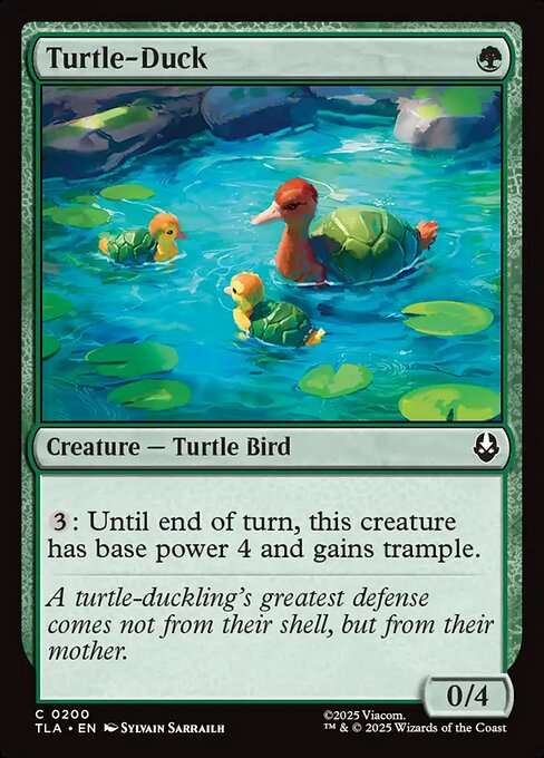 Avatar: The Last Airbender - 200 - Turtle-Duck - Common - G - Non-foil (Front)