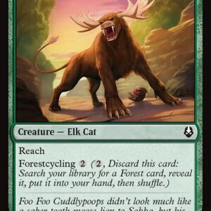 Avatar: The Last Airbender - 194 - Saber-Tooth Moose-Lion - Common - G - Non-foil (Front)