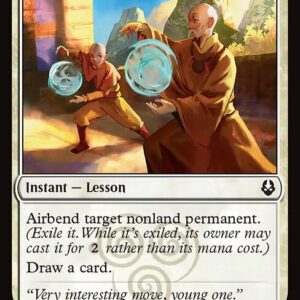 Avatar: The Last Airbender - 8 - Airbending Lesson - Common - W - Non-foil (Front)