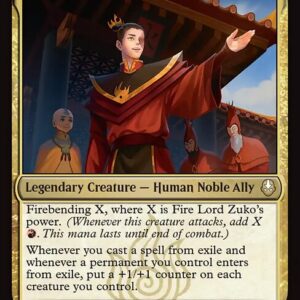 Avatar: The Last Airbender - 221 - Fire Lord Zuko - Rare - Multi - Non-foil (Front)