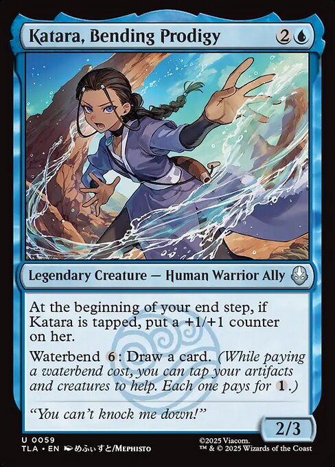 Avatar: The Last Airbender - 59 - Katara, Bending Prodigy - Uncommon - U - Non-foil (Front)