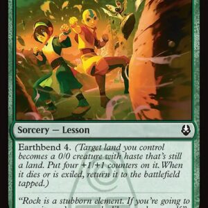 Avatar: The Last Airbender - 176 - Earthbending Lesson - Common - G - Non-foil (Front)