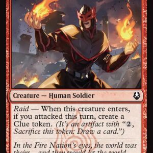 Avatar: The Last Airbender - 135 - Fire Nation Raider - Common - R - Non-foil (Front)