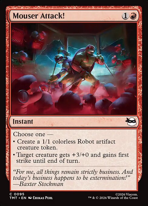 Teenage Mutant Ninja Turtles - 95 - Mouser Attack! - Common - R - Non-foil (Front)