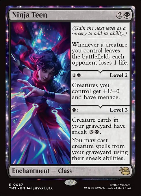 Teenage Mutant Ninja Turtles - 67 - Ninja Teen - Rare - B - Non-foil (Front)