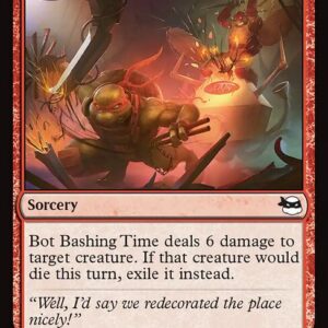 Teenage Mutant Ninja Turtles - 85 - Bot Bashing Time - Common - R - Non-foil (Front)