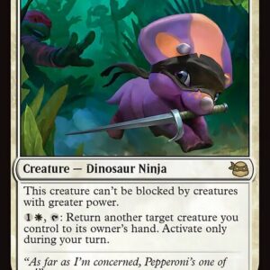 Teenage Mutant Ninja Turtles - 22 - Prehistoric Pet - Rare - W - Foil (Front)