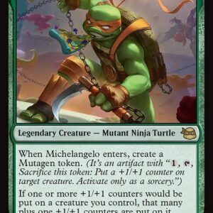 Teenage Mutant Ninja Turtles - 121 - Michelangelo, Weirdness to 11 - Rare - G - Non-foil (Front)