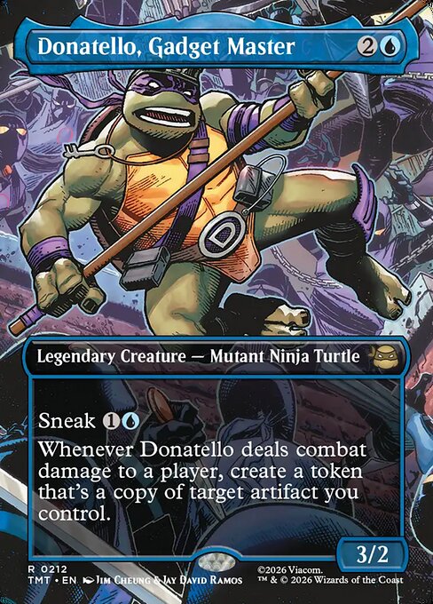 Teenage Mutant Ninja Turtles - 212 - Donatello, Gadget Master - Rare - U - Non-foil (Front)