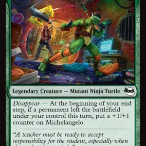 Teenage Mutant Ninja Turtles - 118 - Michelangelo, Game Master - Common - G - Non-foil (Front)
