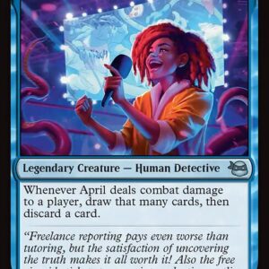 Teenage Mutant Ninja Turtles - 30 - April, Reporter of the Weird - Uncommon - U - Non-foil (Front)