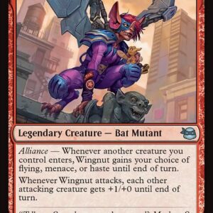 Teenage Mutant Ninja Turtles - 110 - Wingnut, Bat on the Belfry - Uncommon - R - Non-foil (Front)