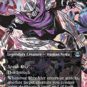 Teenage Mutant Ninja Turtles - 210 - Shredder, Unrelenting - Uncommon - B - Non-foil (Front)