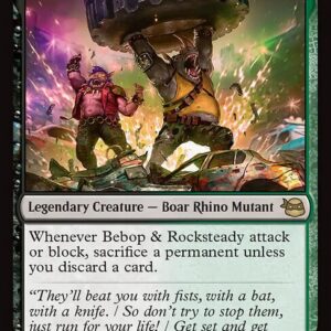 Teenage Mutant Ninja Turtles - 140 - Bebop & Rocksteady - Rare - BG - Non-foil (Front)