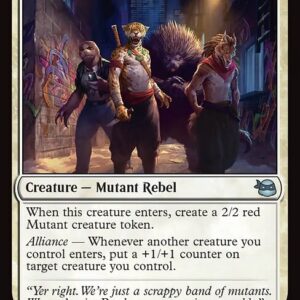 Teenage Mutant Ninja Turtles - 21 - Mighty Mutanimals - Uncommon - W - Non-foil (Front)