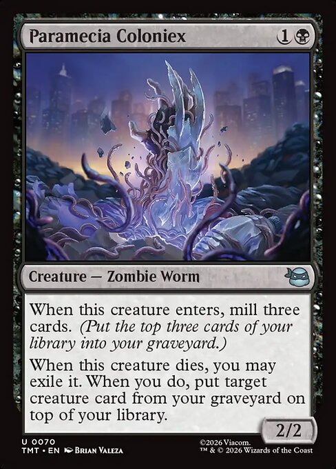 Teenage Mutant Ninja Turtles - 70 - Paramecia Coloniex - Uncommon - B - Non-foil (Front)