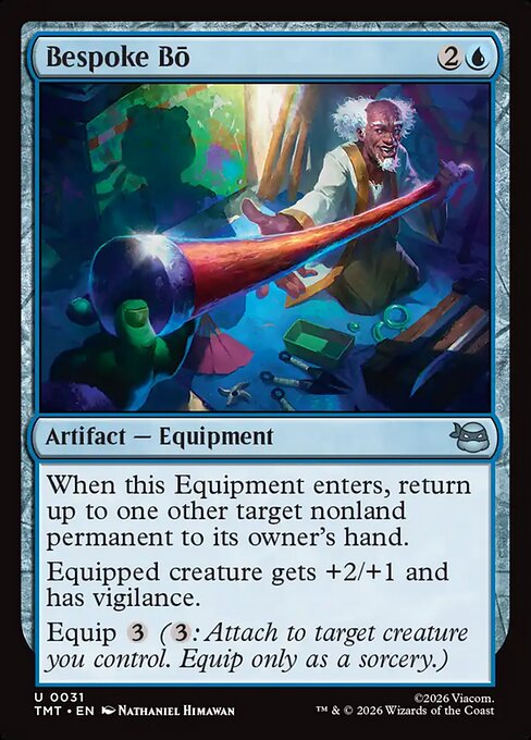 Teenage Mutant Ninja Turtles - 31 - Bespoke Bō - Uncommon - U - Non-foil (Front)