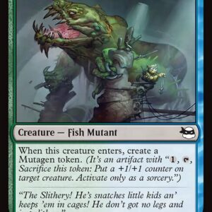 Teenage Mutant Ninja Turtles - 168 - Slithering Cryptid - Common - UG - Foil (Front)