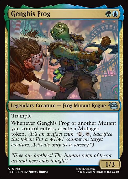Teenage Mutant Ninja Turtles - 148 - Genghis Frog - Uncommon - UG - Non-foil (Front)