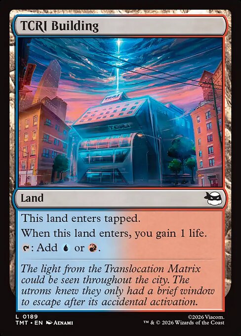 Teenage Mutant Ninja Turtles - 189 - TCRI Building - Common - C - Foil (Front)