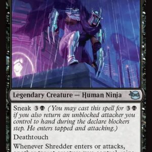 Teenage Mutant Ninja Turtles - 74 - Shredder, Unrelenting - Uncommon - B - Non-foil (Front)