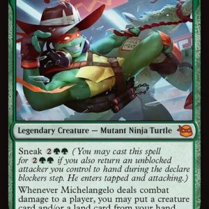 Teenage Mutant Ninja Turtles - 119 - Michelangelo, Improviser - Mythic - G - Non-foil (Front)