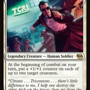 Teenage Mutant Ninja Turtles - 2 - Agent Bishop, Man in Black - Rare - W - Non-foil (Front)