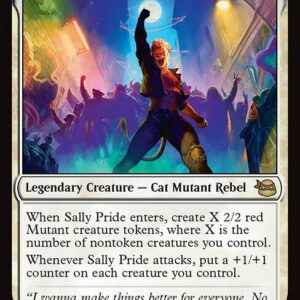 Teenage Mutant Ninja Turtles - 24 - Sally Pride, Lioness Leader - Rare - W - Foil (Front)