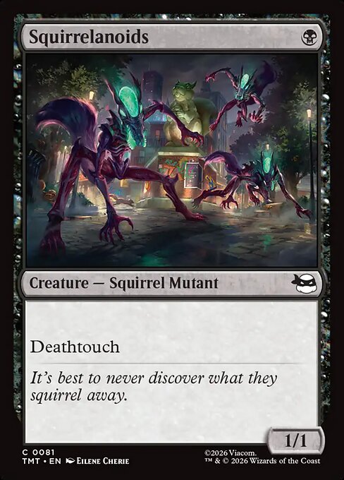 Teenage Mutant Ninja Turtles - 81 - Squirrelanoids - Common - B - Non-foil (Front)